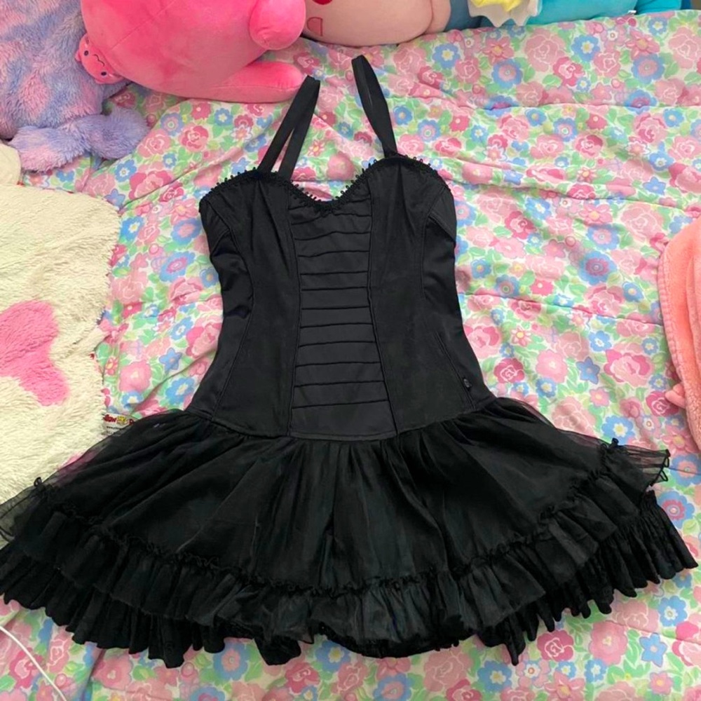 Tripp nyc barcode tutu dress